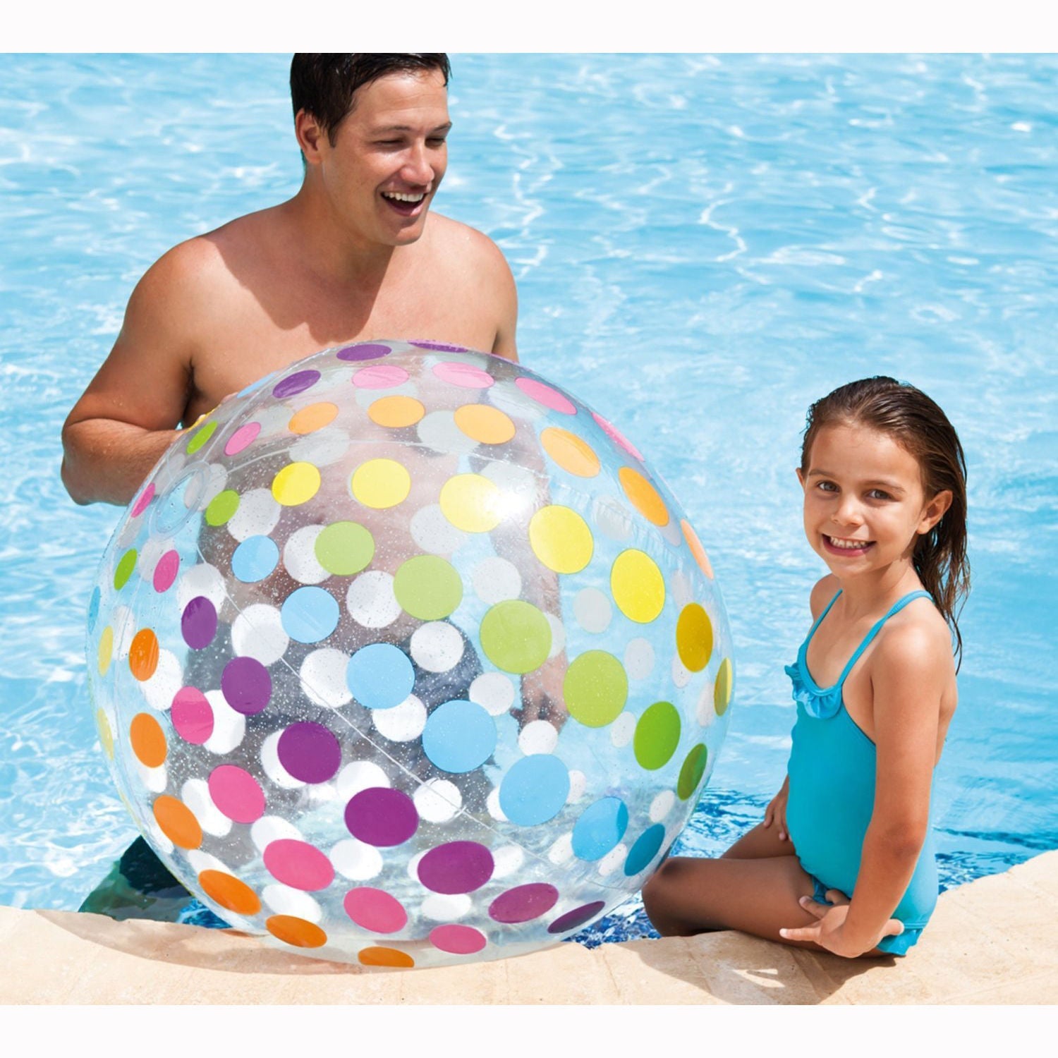 PALLONE DA MARE JUMBO 107CM PER BAMBINI 3+
