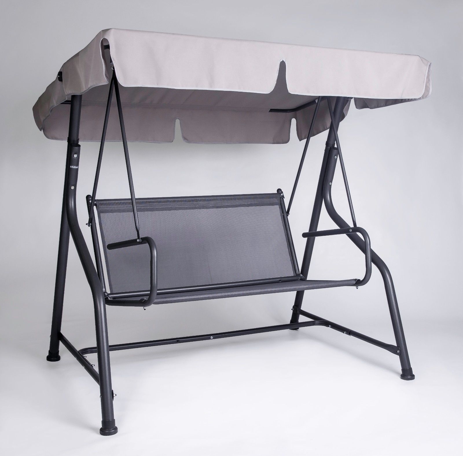 DONDOLO 2 POSTI IN ACCIAIO BRIO 153X109X154CM