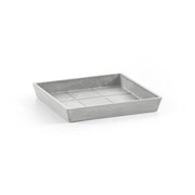 SOTTOVASO QUADRATO ROTTERDAM GRIGIO CHIARO 18CM