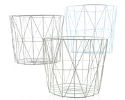 CESTINO CONTENITORE IRON BASKET 35X31 CM IN FERRO