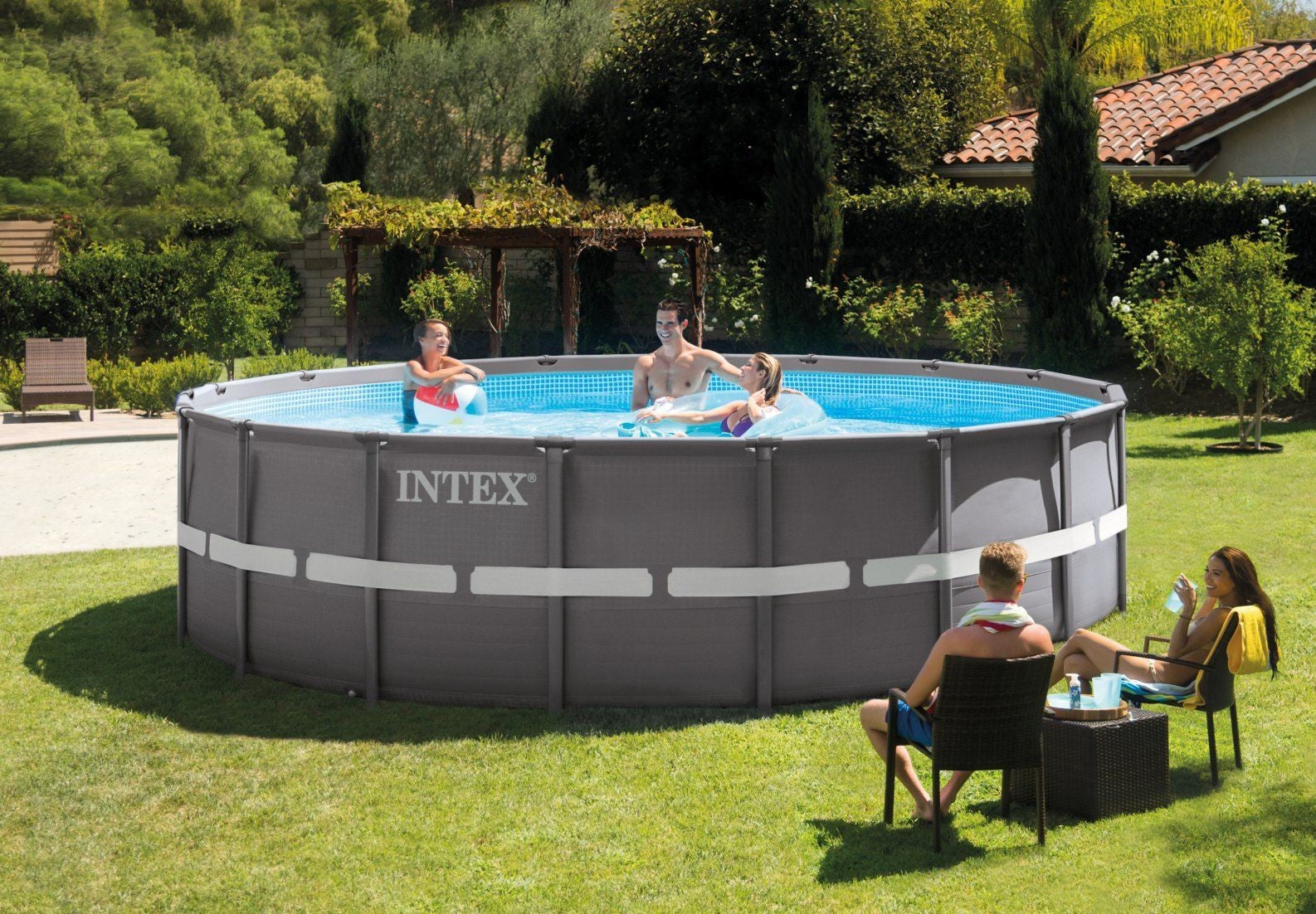 OFFERTA PISCINA ULTRA FRAME 488X122CM + ROBOT PULITORE + KIT MANTENIMENTO
