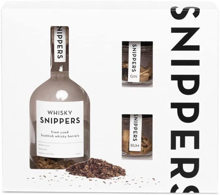 SET SNIPPERS REGALO 1 BOTTIGLIA DA 350ML + AROMI WHISKY GIN RUM