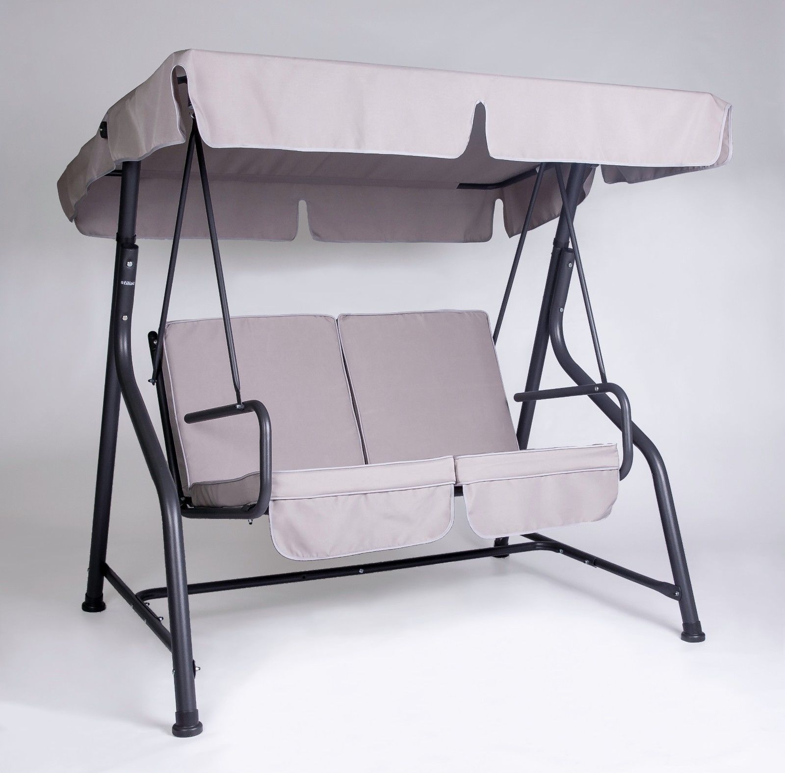 DONDOLO 2 POSTI IN ACCIAIO BRIO 153X109X154CM