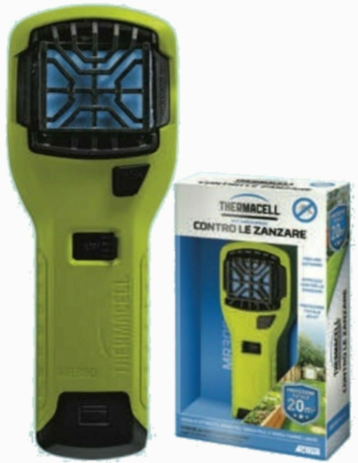 NUOVO THERMACELL PORTATILE VERDE FLUO NEW MR300 ANTIZANZARE