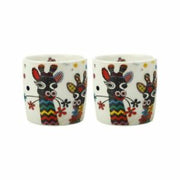 SET 2 BICCHIERINI DA CAFFE'  ZARAFA 100ML SMILE STYLE