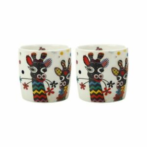 SET 2 BICCHIERINI DA CAFFE'  ZARAFA 100ML SMILE STYLE