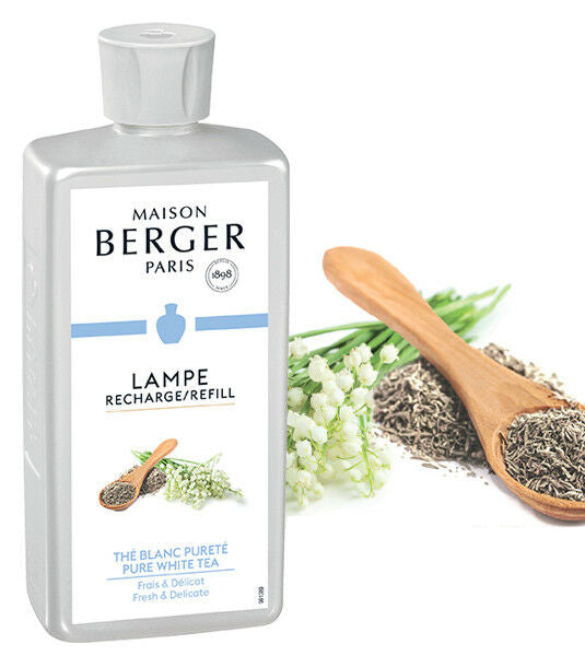 FRAGRANZA PER LAMPADA CATALITICA THÈ BLANC PURETÈ 500 ML LAMPE BERGER