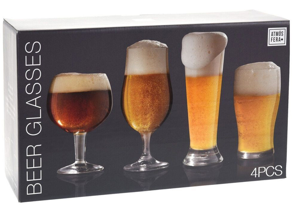 SET DI 4 BICCHIERI PER DEGUSTAZIONE BIRRA
