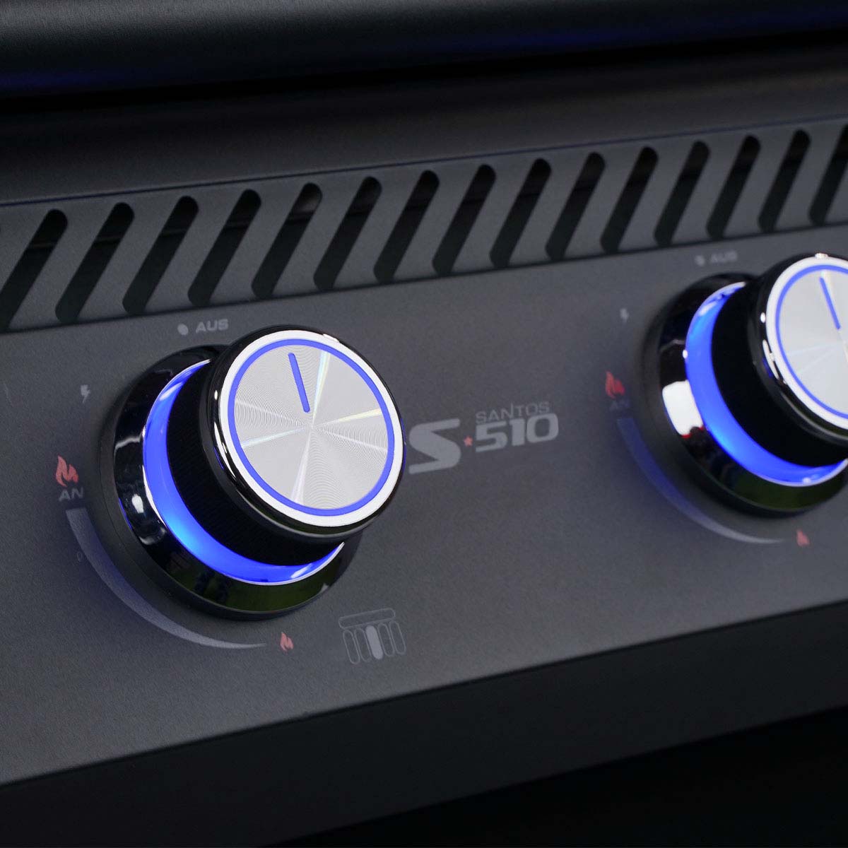Barbecue da Incasso S-510 PRO 95cm Nero SANTOS
