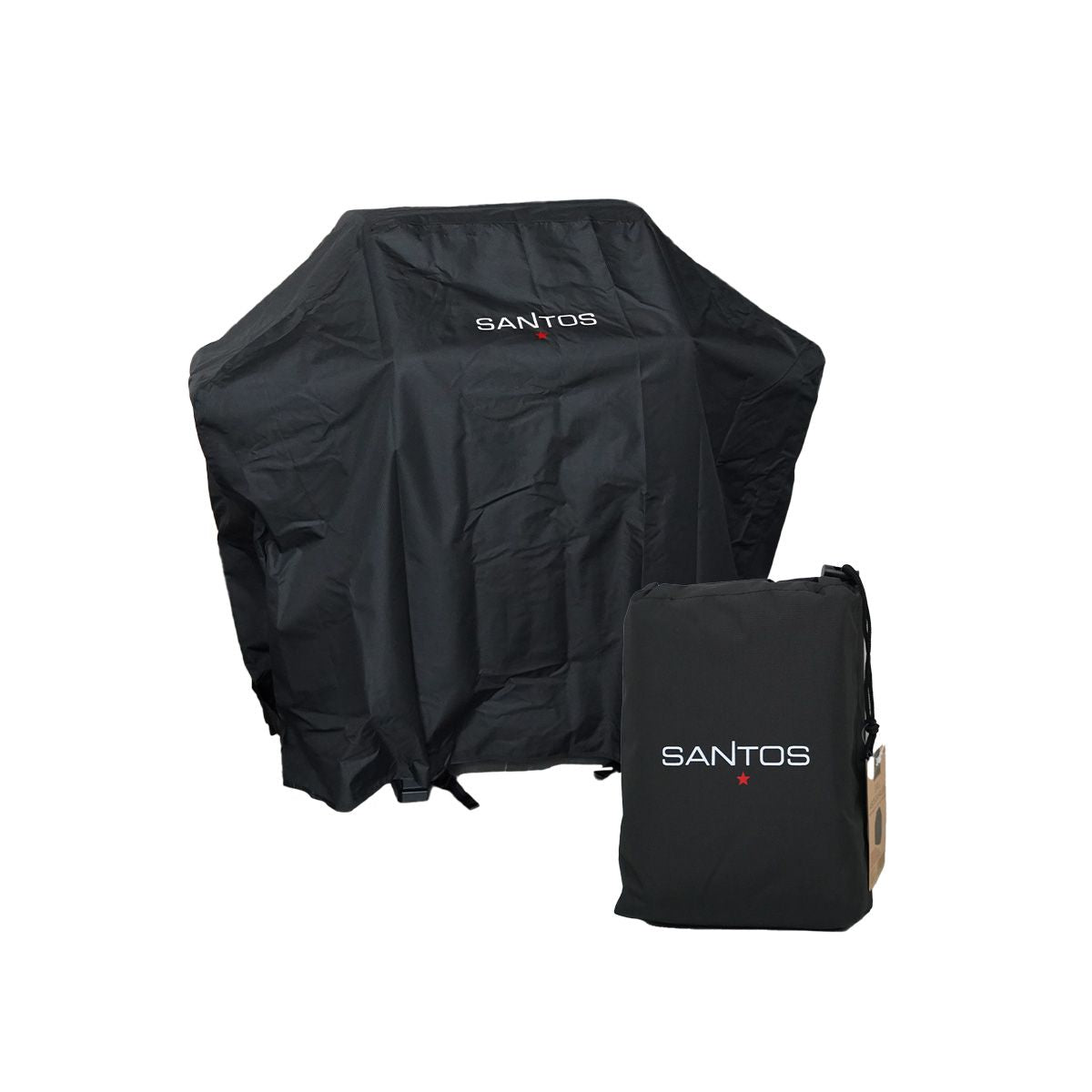 Copertura Protettiva per Barbecue 196 x 64 x 125 cm Nero SANTOS