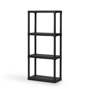 SCAFFALE TEMPO PLAST 4RIPIANI 60x30x13.3CM NERO