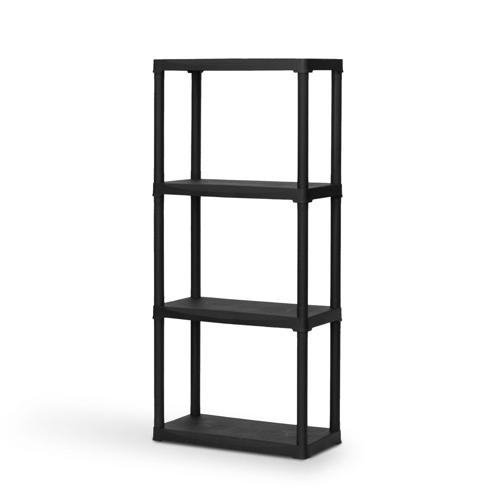 SCAFFALE TEMPO PLAST 4RIPIANI 60x30x13.3CM NERO