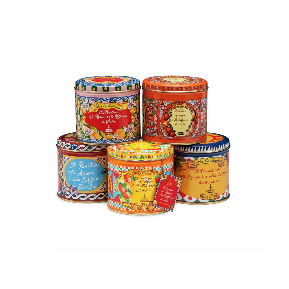 PANETTONE ARTIGIANALE DOLCE&GABBANA AGRUMI E ZAFFERANO 100GR