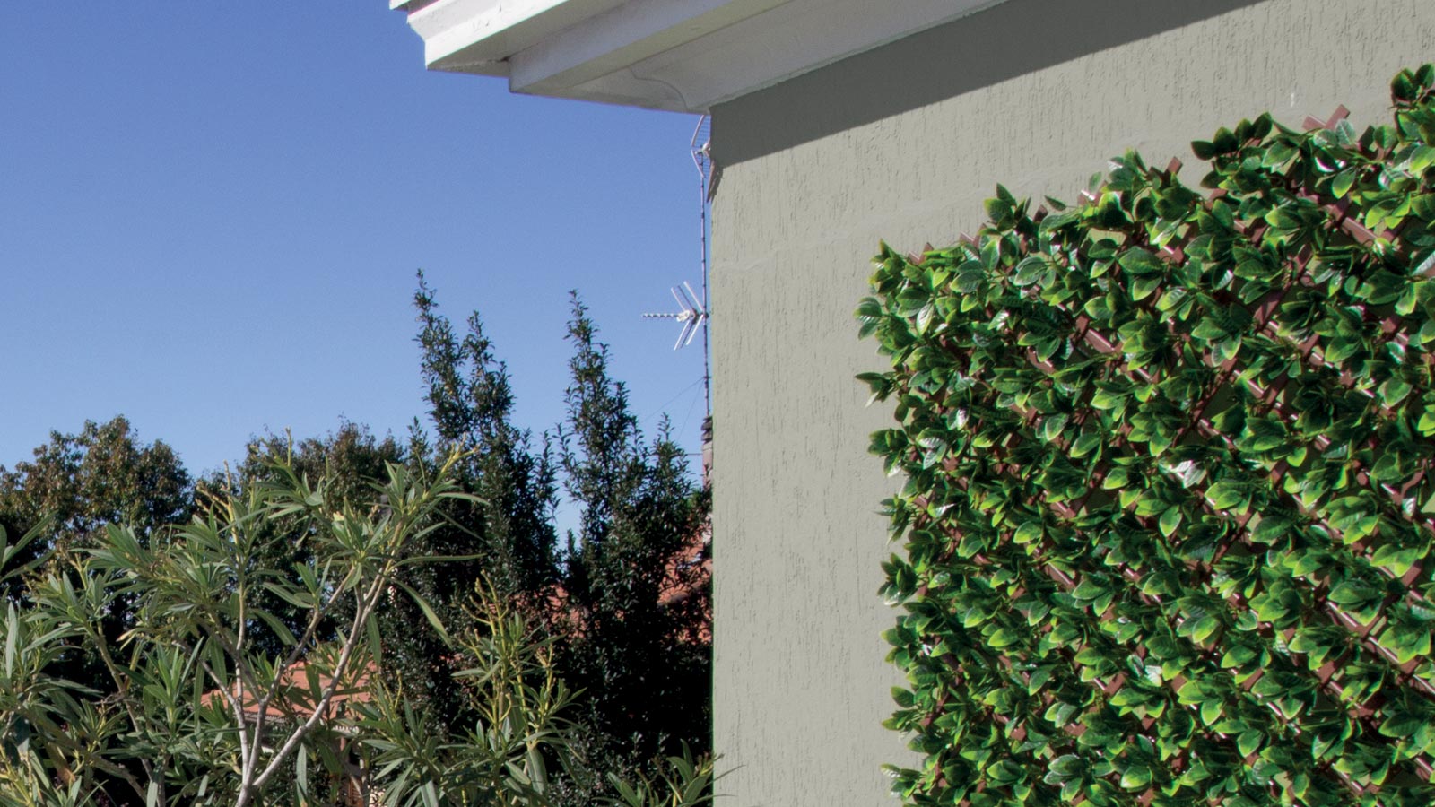 SIEPE SINTETICA CON TRALICCIO ESTENDIBILE DIVY 3D TRELLIS 1X2 M