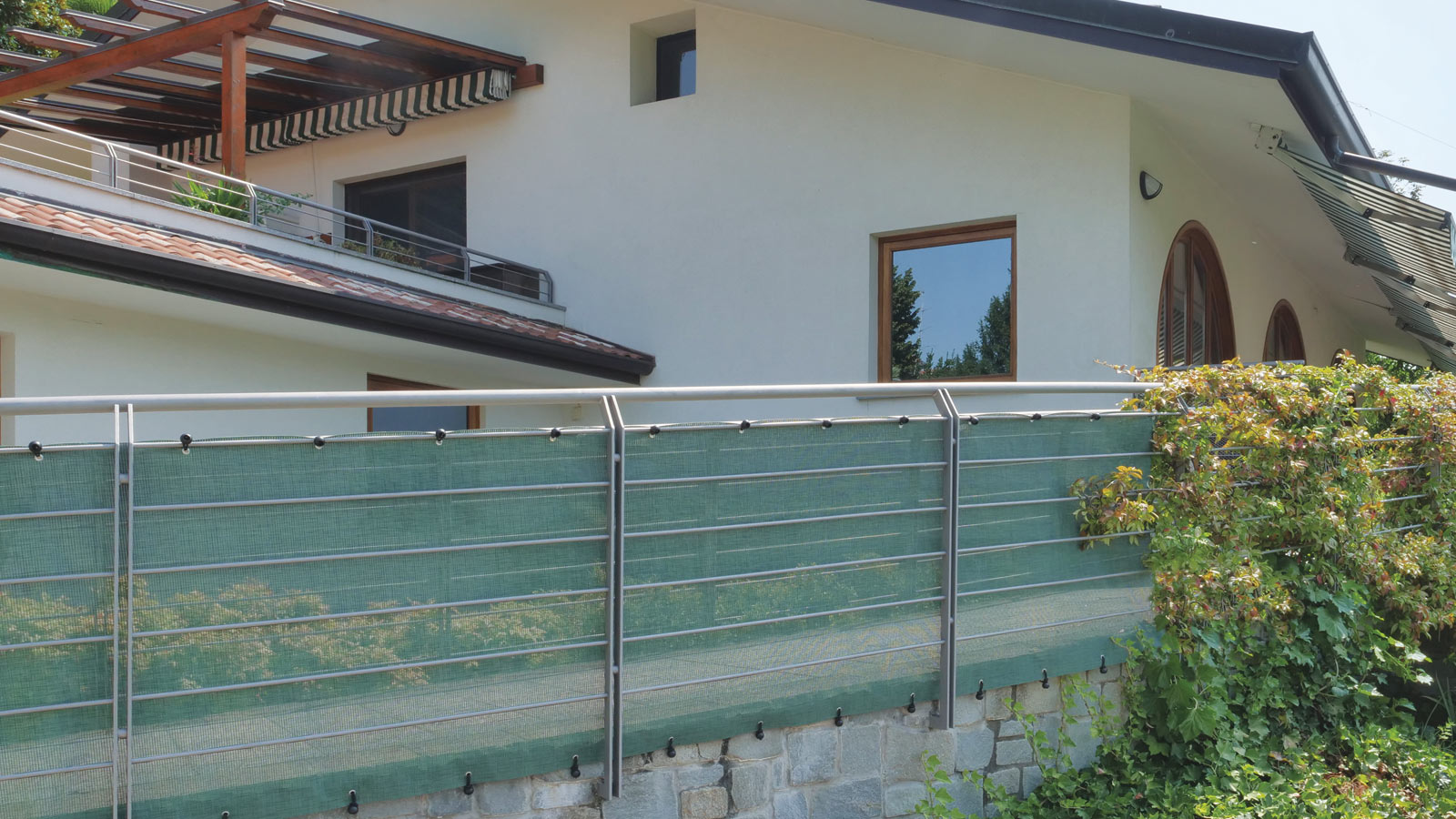 SCHERMATURA DI DESIGN TEXSTYLE ALL GREEN 1x5 M VERDE