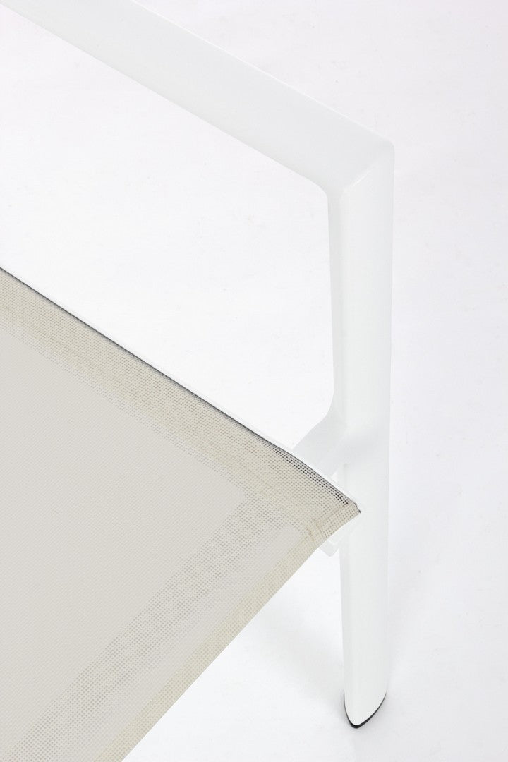 Sedia Impilabile Konnor Bianca 56.2x60x88 cm Bizzotto