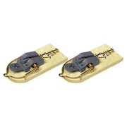 SET 2PZ TRAPPOLA PER TOPI IN LEGNO