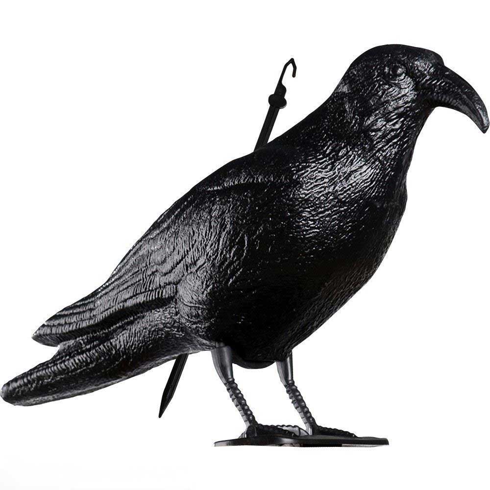 STATUA SPAVENTAPASSERI CORVO 35CM
