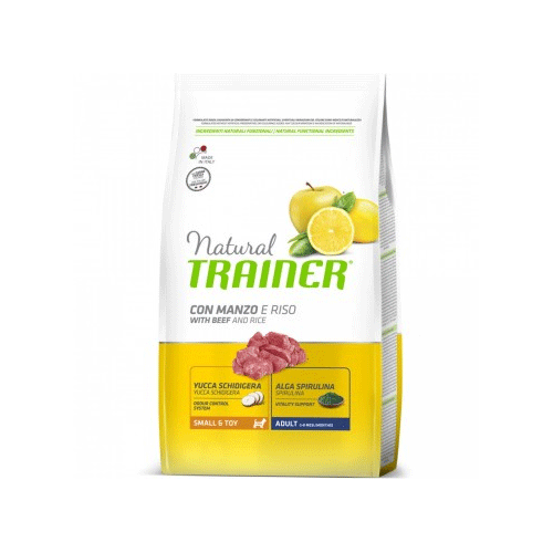 OFFERTA SACCO CROCCHETTE CANE ADULTO MINI SMALL&TOY NATURAL MANZO E RISO 2KG