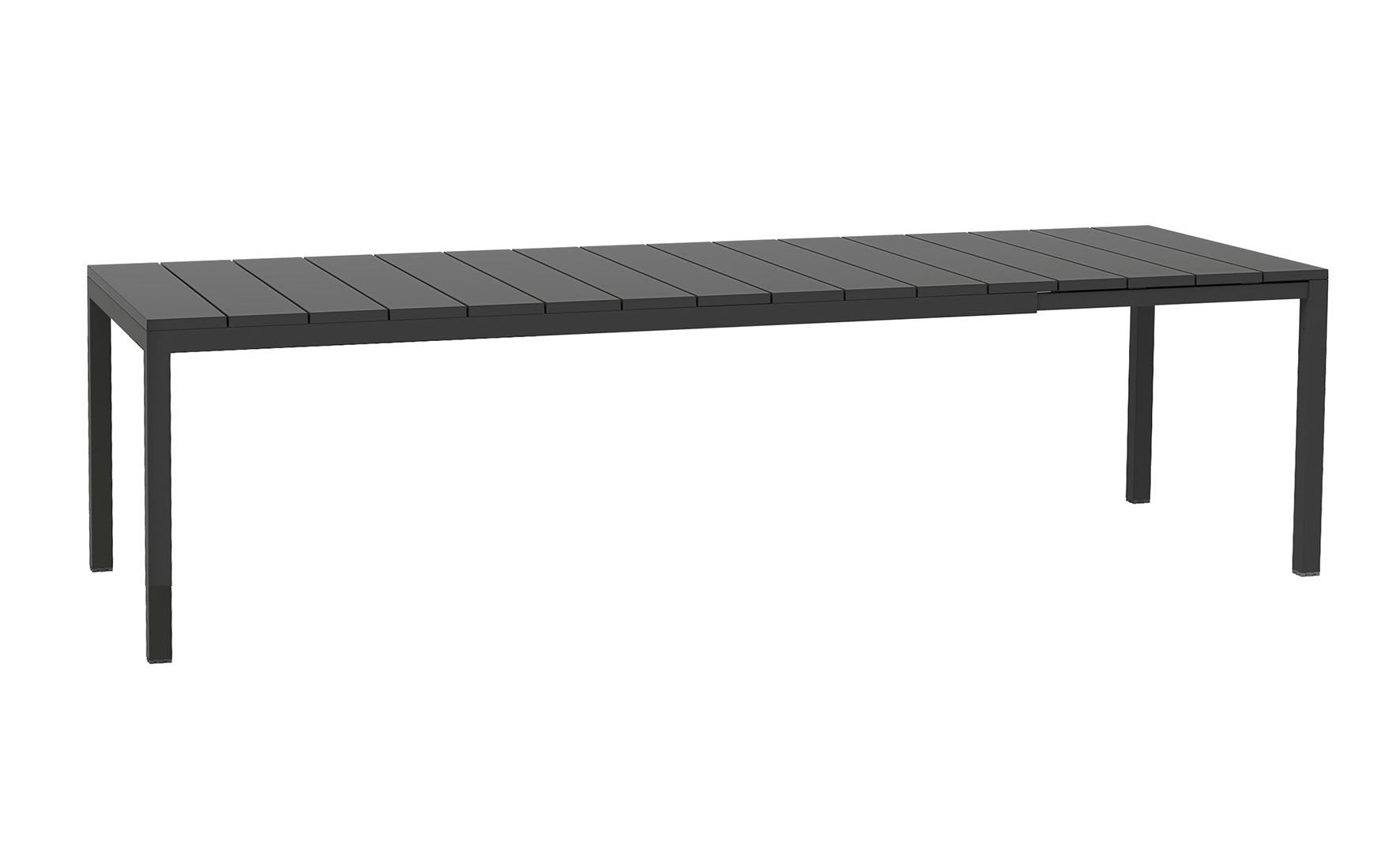 OFFERTA TAVOLO RIO ALLUNGABILE 140/210CM +6 POLTRONE NET ANTRACITE