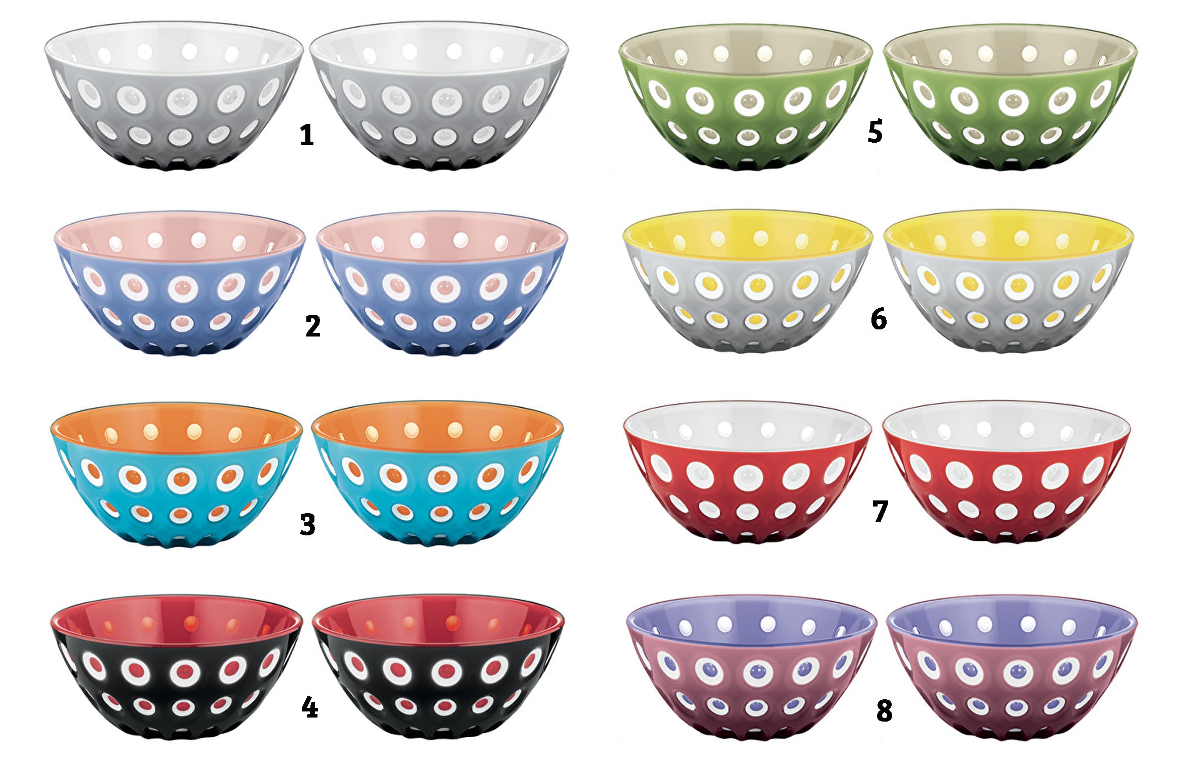 SET 2 CIOTOLE LE MURRINE COLORE A SCELTA 12 CM