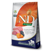 CROCCHETTE PER CANI N&D GRAIN FREE AGNELLO, ZUCCA E MIRTILLO 2,5 KG ADULT MEDIUM/MAXI