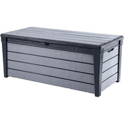 BAULE CONTENITORE DA GIARDINO BRUSHWOOD 455 L ANTRACITE  145 X 60,3 X 69,7 CM