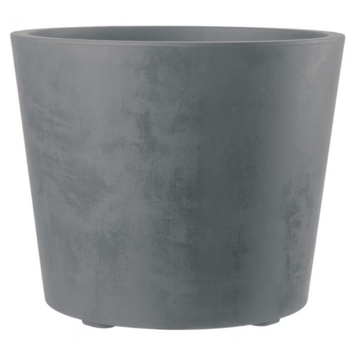 VASO MILLENNIUM 59 CM GRIGIO CON RISERVA D'ACQUA E RUOTE
