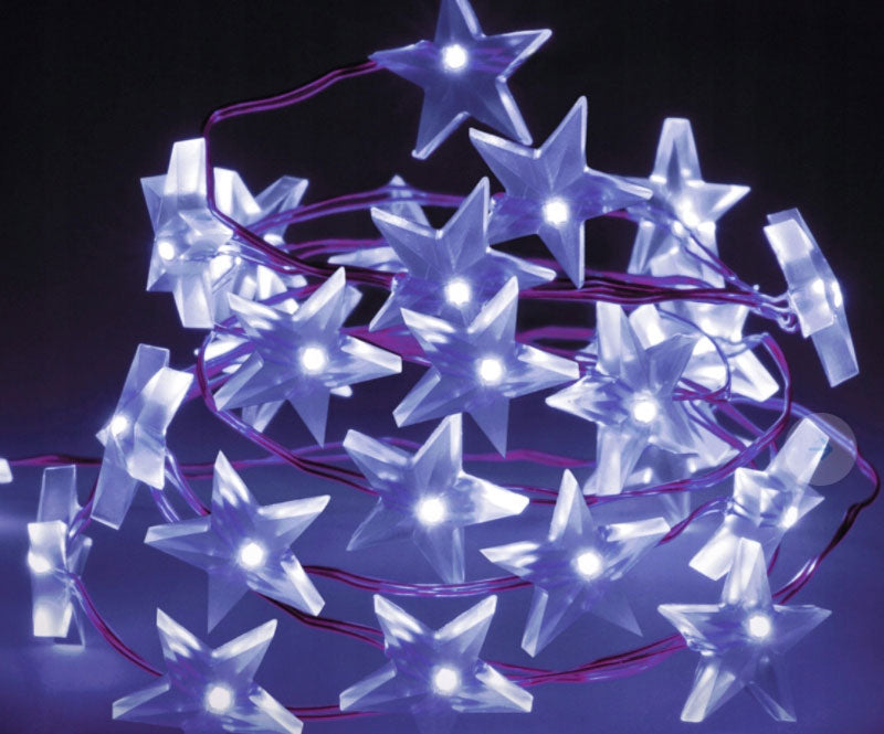 40 MICROLED LINEARI CON STELLA BIANCA LUCE BIANCO FREDDO