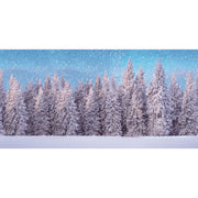SFONDO POSTER XL FORESTA INNEVATA 300x150CM