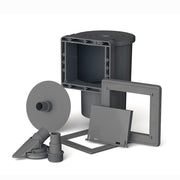 SKIMMER STANDARD COMPLETO PER PISCINE CON VALVOLA DI RITORNO GRIGIO
