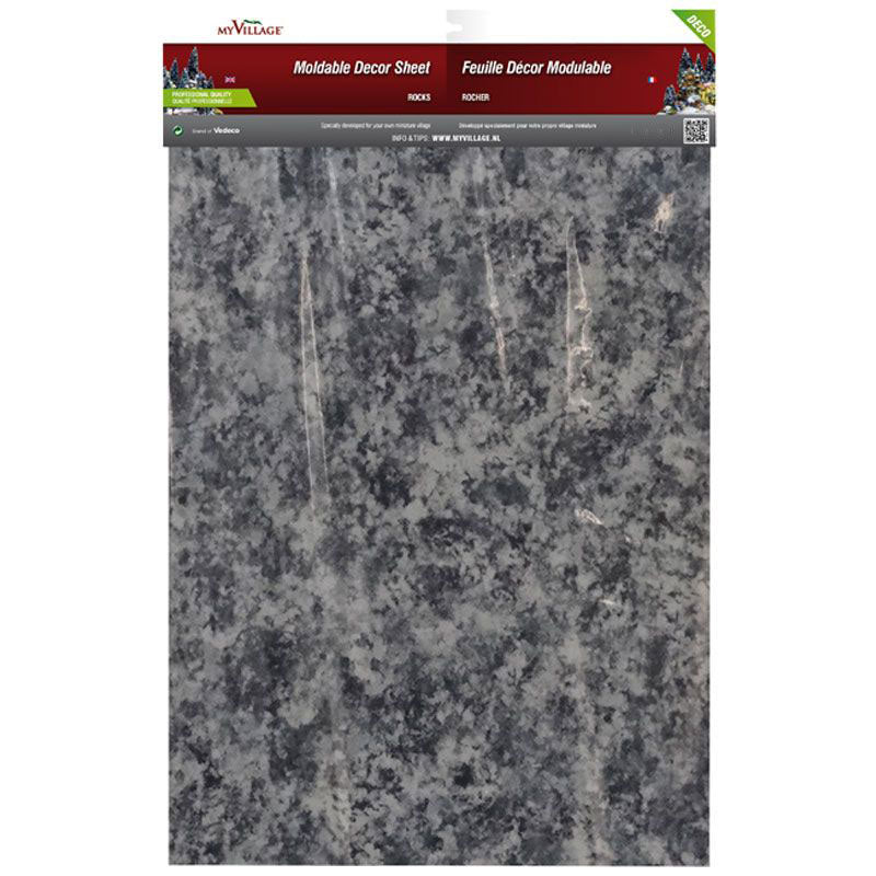 FOGLIO MODELLABILE ROCCE 100X60CM