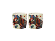 SET 2 BICCHIERINI STRIPES 100ML SMILE STYLE