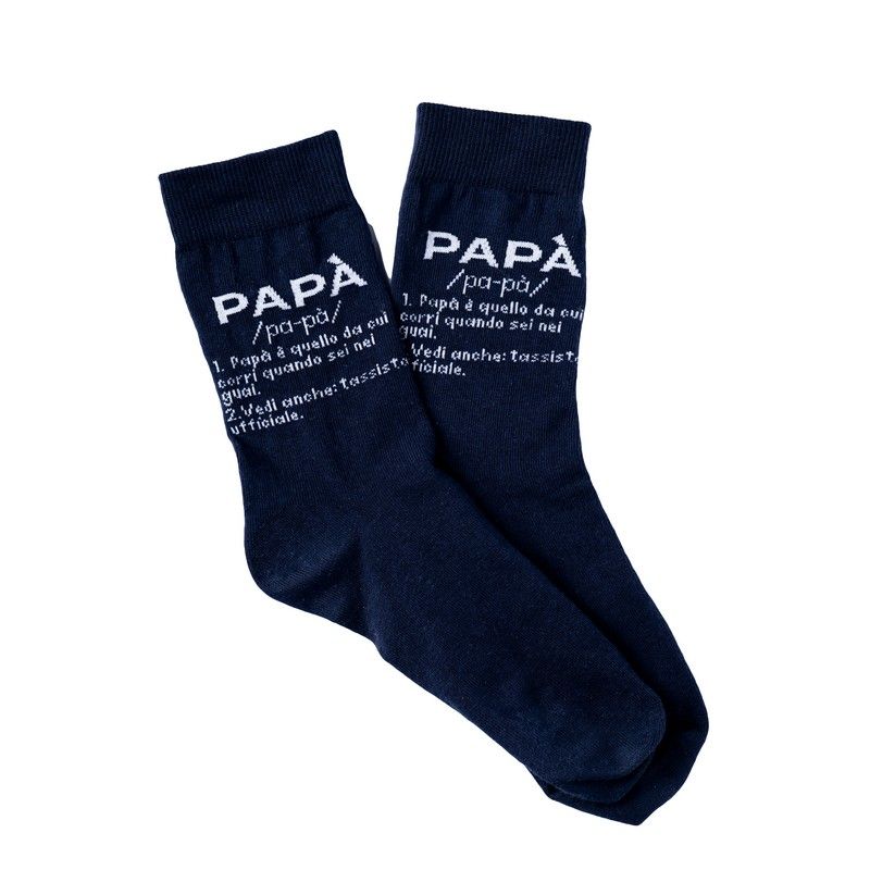 CALZINI DA UOMO SCRITTA PAPA' NUMERO 41-45