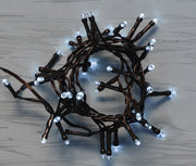 LUCI DI NATALE CATENA CON 35 LED BIANCO GHIACCIO 5.25MT
