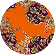 SOTTOPIATTO CACHEMIRE ARANCIONE DIAMETRO 34 CM