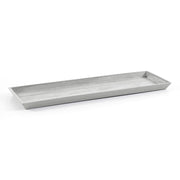 SOTTOVASO RETTANGOLARE L4XP15,5XH3,3CM BIANCO/GRIGIO