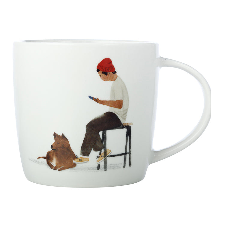 TAZZA MARC MARTIN BFF MUG CAFE WAITING 400ML