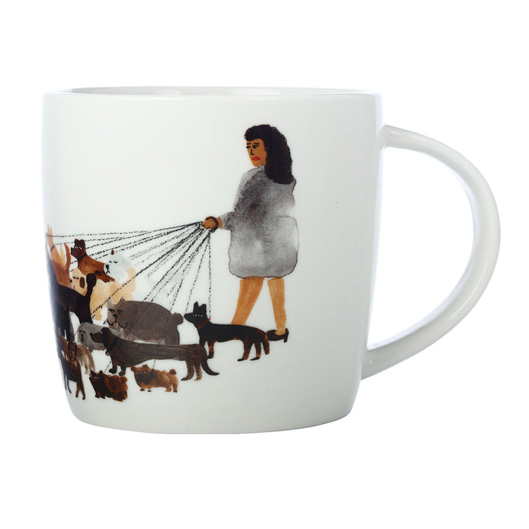 TAZZA MARC MARTIN BFF MUG DOG WALKER 400ML