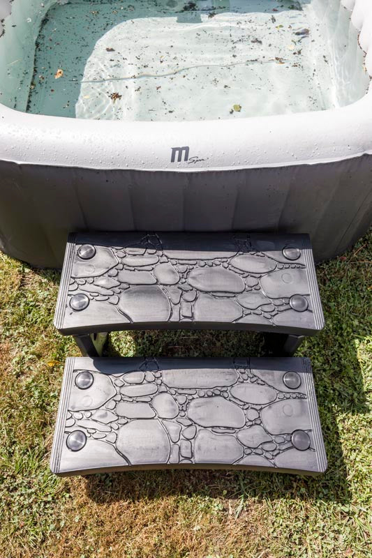 SCALETTA PER SPA 2 GRADINI PVC