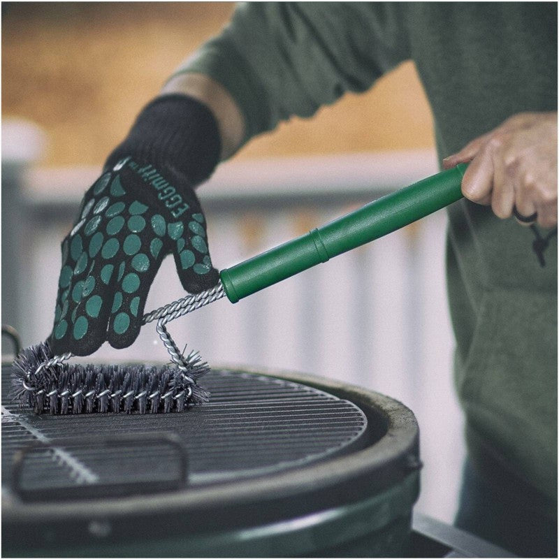 Spazzola per Griglia Manico Lungo Nylon Big Green Egg