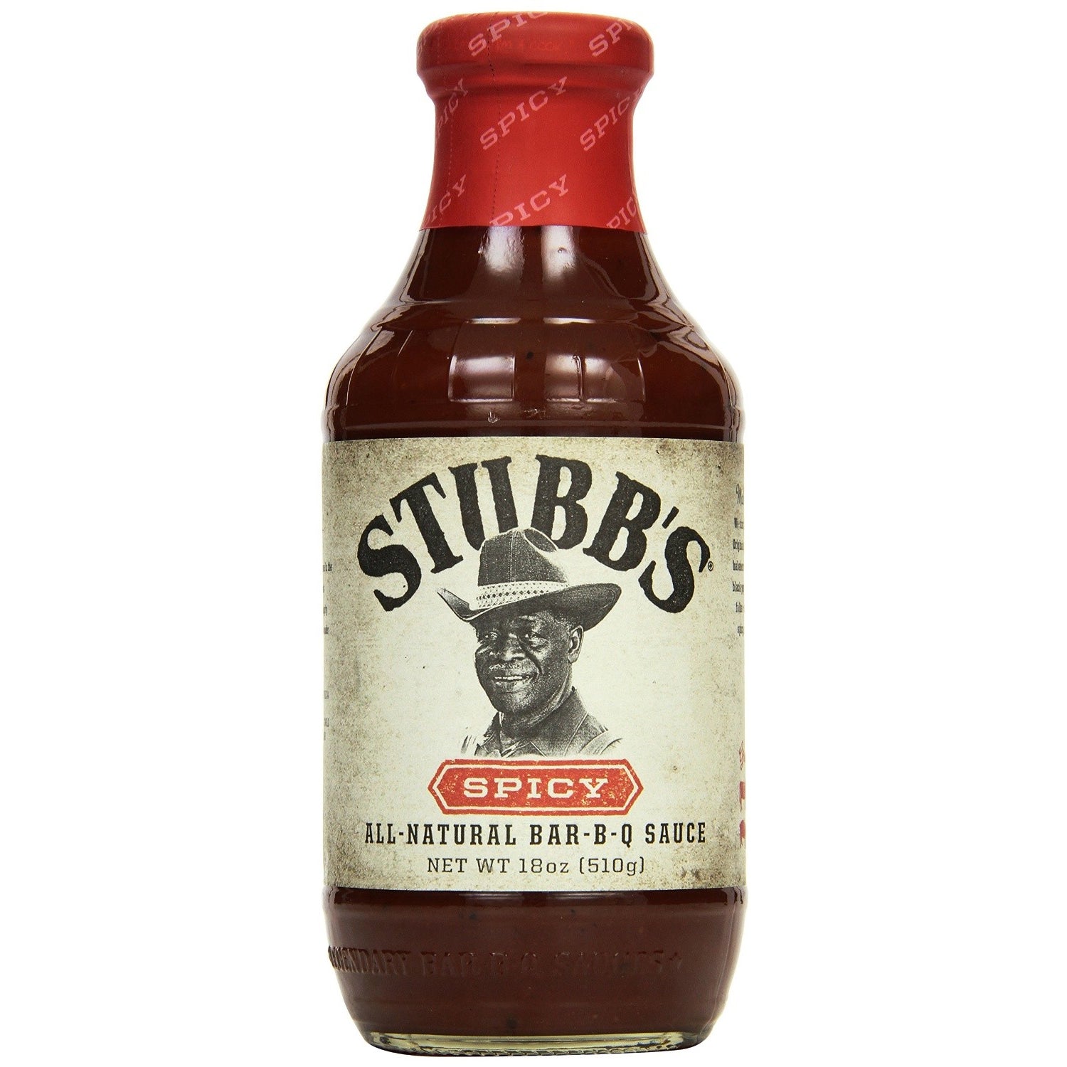 SALSA BARBECUE SPICY LEGENDARY BAR-B-Q SAUCE 510 GR