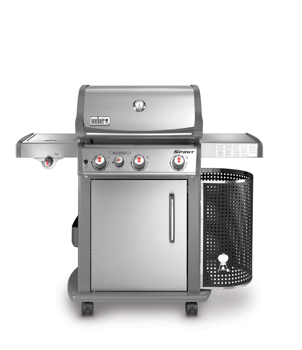 OFFERTA SPIRIT PREMIUM S-330 GBS INOX + CUSTODIA + GREMBIULE + TERMOMETRO + LA BIBBIA DEL BBQ