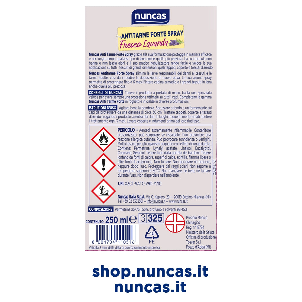 ANTITARME FORTE SPRAY LAVANDA 250 ML