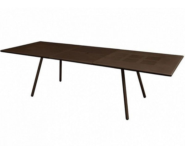 SET TAVOLO BRIDGE ALLUNGABILE 160/210X90 +4 POLTRONE RONDA MARRONE