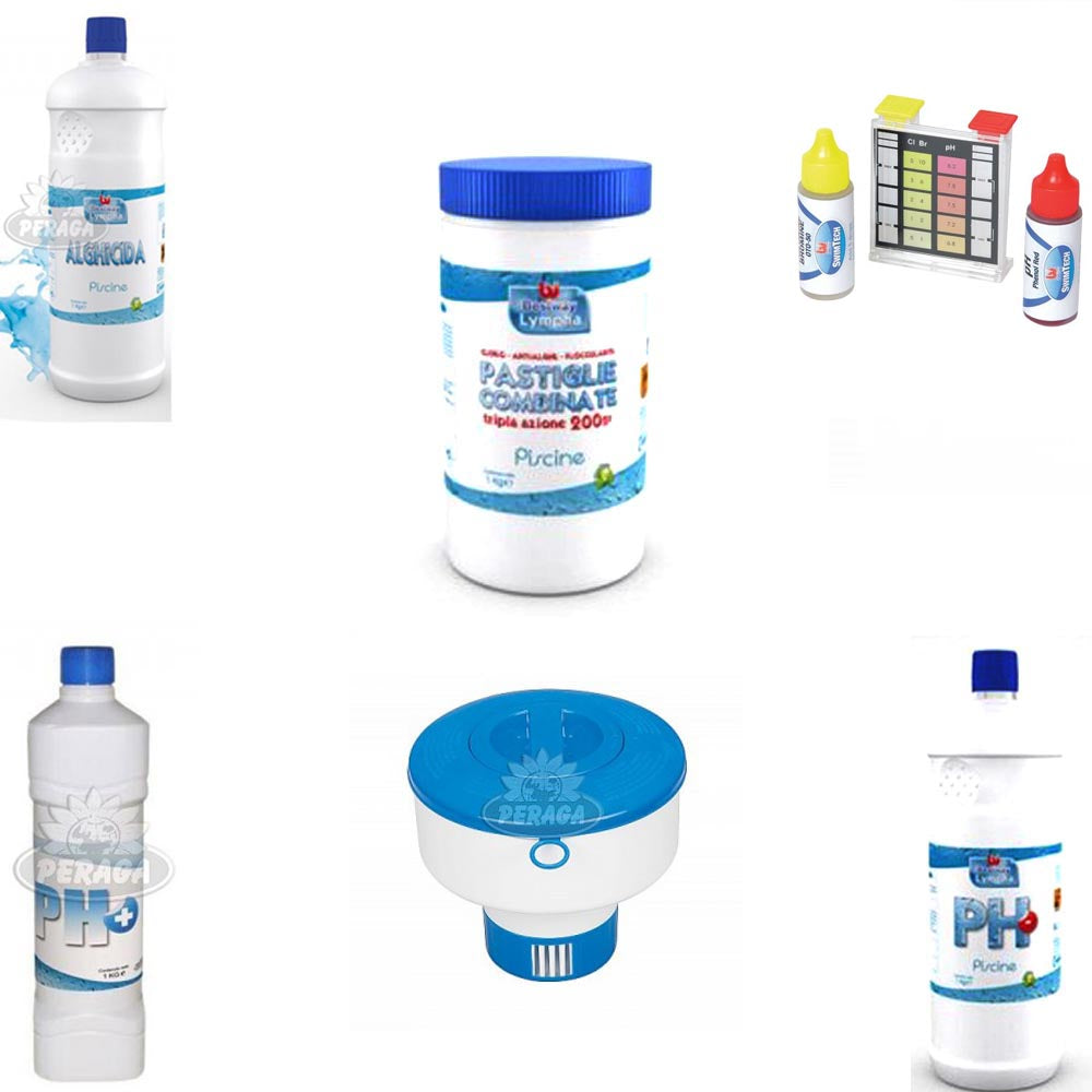 OFFERTA PISCINA STEEL PRO FRAME ROTONDA 366X122CM CON POMPA E ACCESSORI + KIT MANTENIMENTO