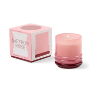 Candela in Vetro Stacked 198g Rosa e Rosso Zafferano Paddywax