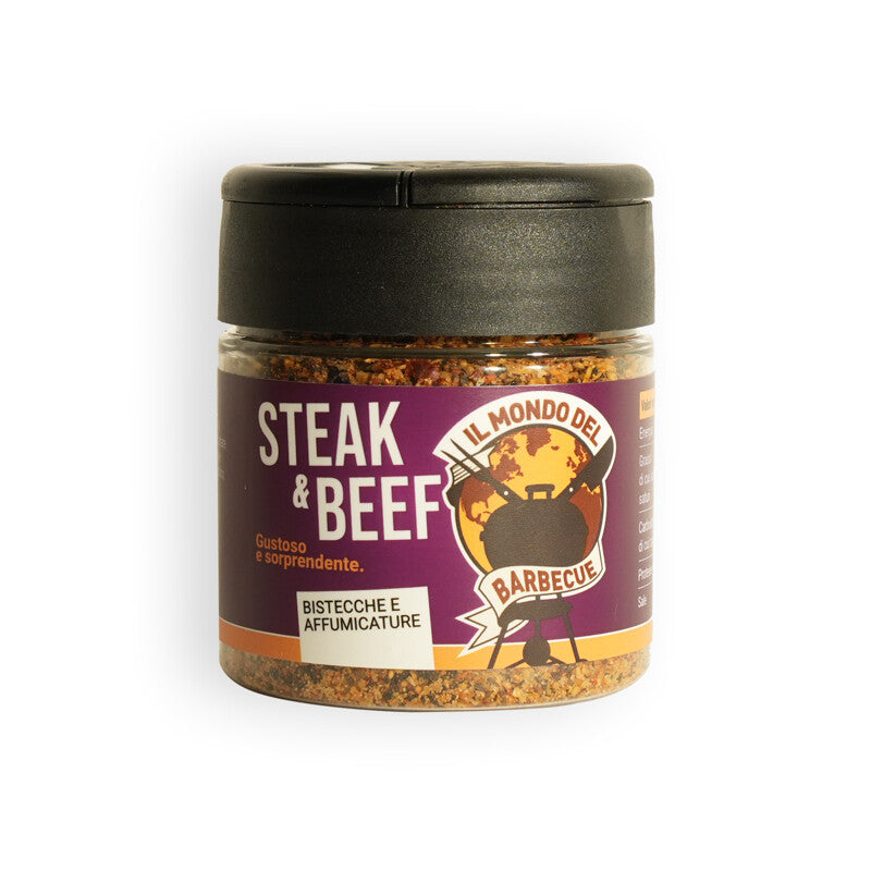 Rub per Barbecue Steak & Beef Gustoso e Sorprendente 120g IL MONDO DEL BARBECUE