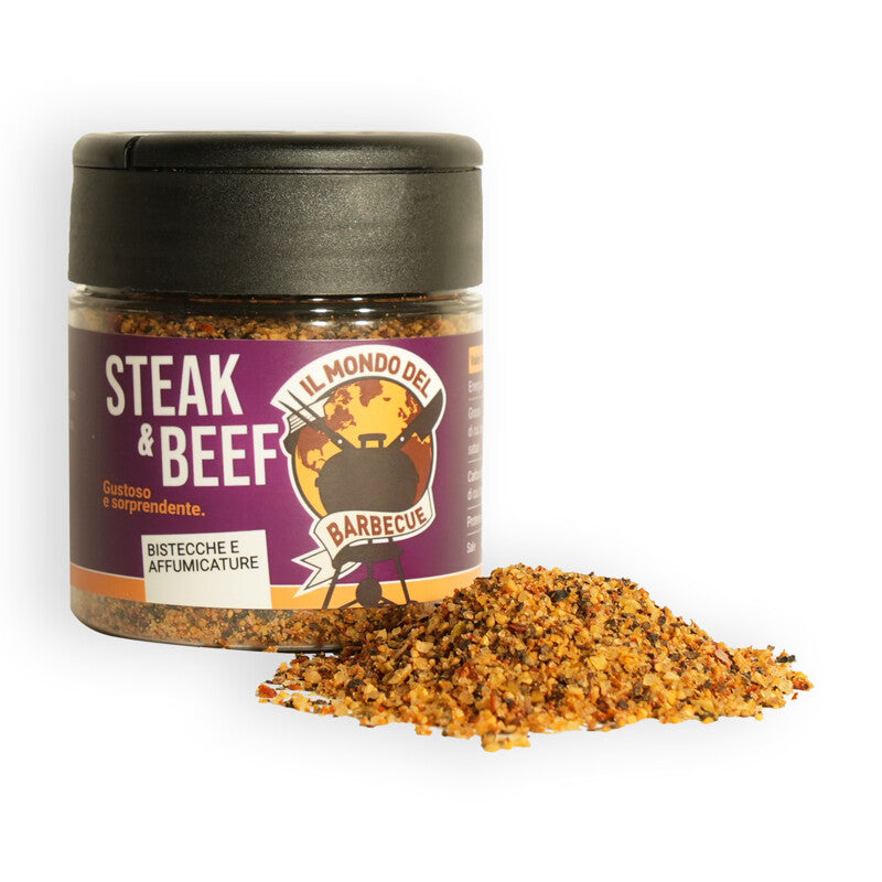 Rub per Barbecue Steak & Beef Gustoso e Sorprendente 120g IL MONDO DEL BARBECUE
