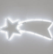 Stella cometa strip LED 294 luci 100x40 cm Bianco Diamond